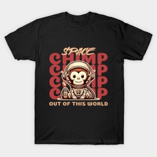 Space monkey Astronaut chimp T-Shirt